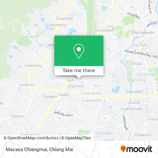 Macasa Chiangmai map