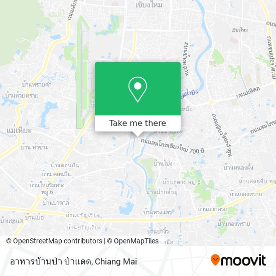 อาหารบ้านป่า ป่าแดด map