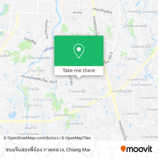 ขนมจีนสองพี่น้อง กาดหลวง map