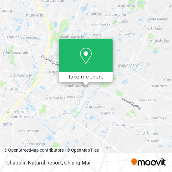 Chapulin Natural Resort map