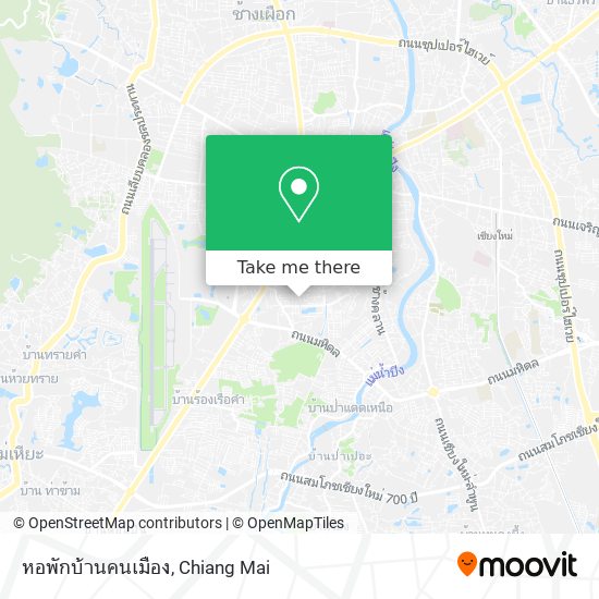 หอพักบ้านคนเมือง map