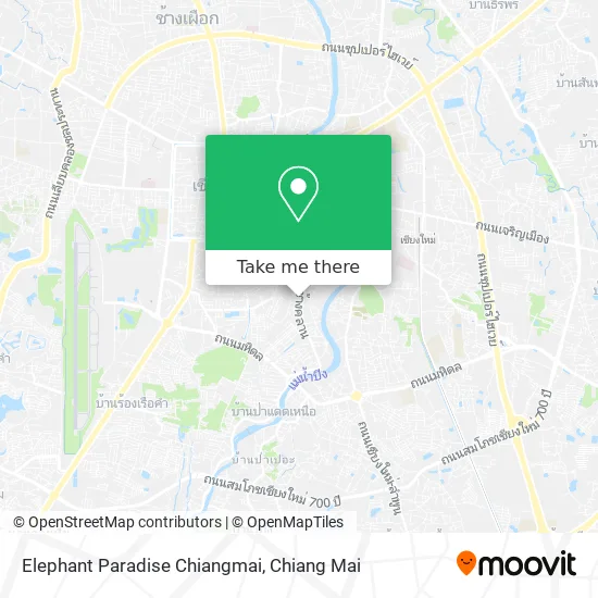 Elephant Paradise Chiangmai map