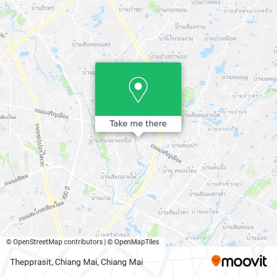 Thepprasit, Chiang Mai map