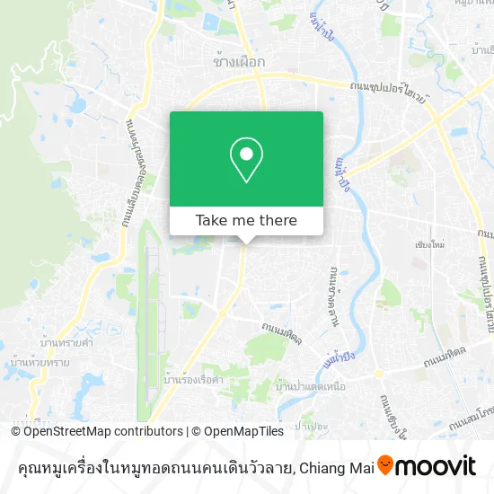 คุณหมูเครื่องในหมูทอดถนนคนเดินวัวลาย map