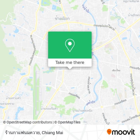 ร้านกาแฟนมควาย map