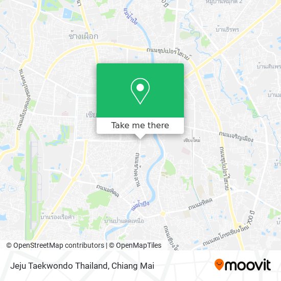 Jeju Taekwondo Thailand map