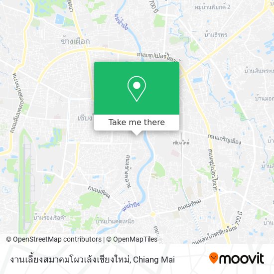 งานเลี้ยงสมาคมโผวเล้งเชียงใหม่ map