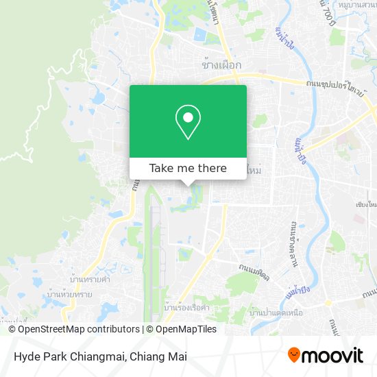 Hyde Park Chiangmai map