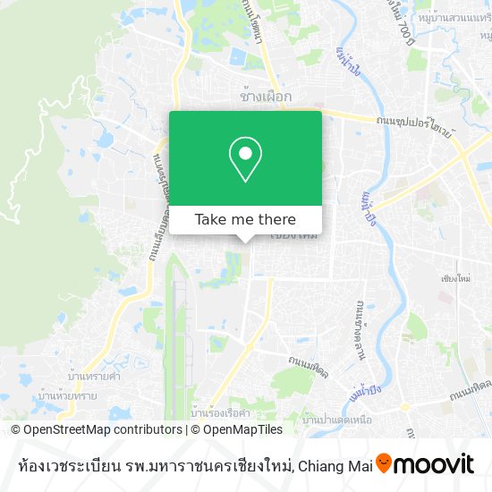 ห้องเวชระเบียน รพ.มหาราชนครเชียงใหม่ map