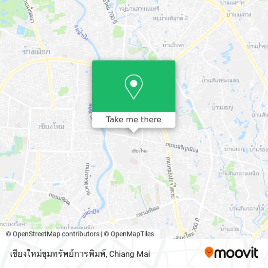 เชียงใหม่ขุมทรัพย์การพิมพ์ map