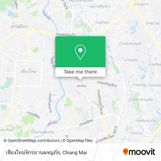 เชียงใหม่จักรยานผจญภัย map