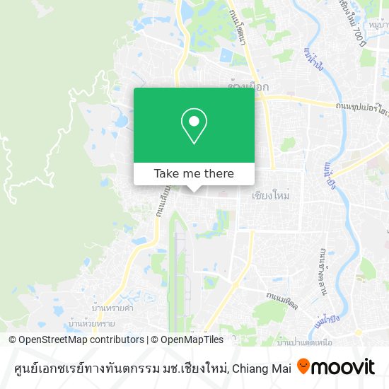 ศูนย์เอกซเรย์ทางทันตกรรม มช.เชียงใหม่ map