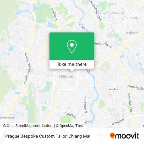 Prague Bespoke Custom Tailor map