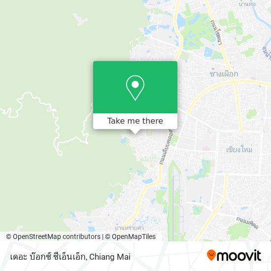 เดอะ บ๊อกซ์ ซีเอ็นเอ็ก map