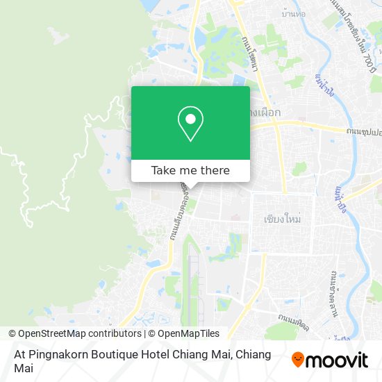 At Pingnakorn Boutique Hotel Chiang Mai map