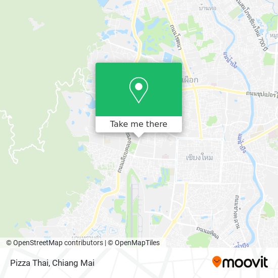 Pizza Thai map