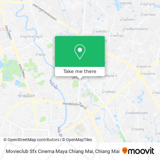 Movieclub Sfx Cinema Maya Chiang Mai map