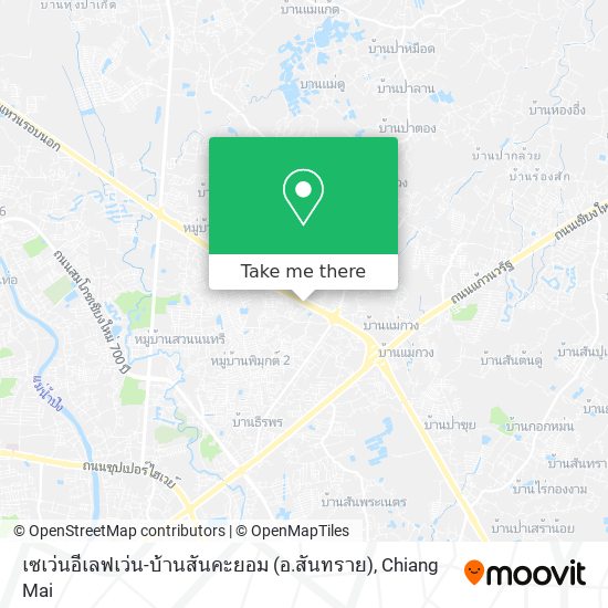 เซเว่นอีเลฟเว่น-บ้านสันคะยอม (อ.สันทราย) map