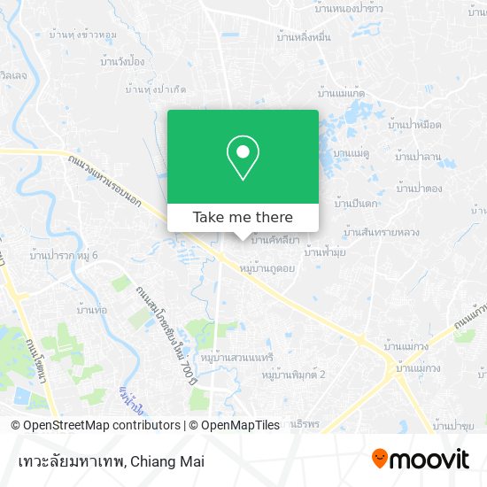เทวะลัยมหาเทพ map