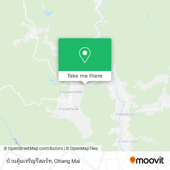 บ้านคุ้มเจริญรีสอร์ท map