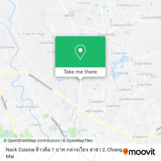 Nack Cuisine ข้าวต้ม 1 บาท กลางเวียง สาขา 2 map