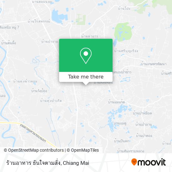 ร้านอาหาร ธันใจตามสั่ง map