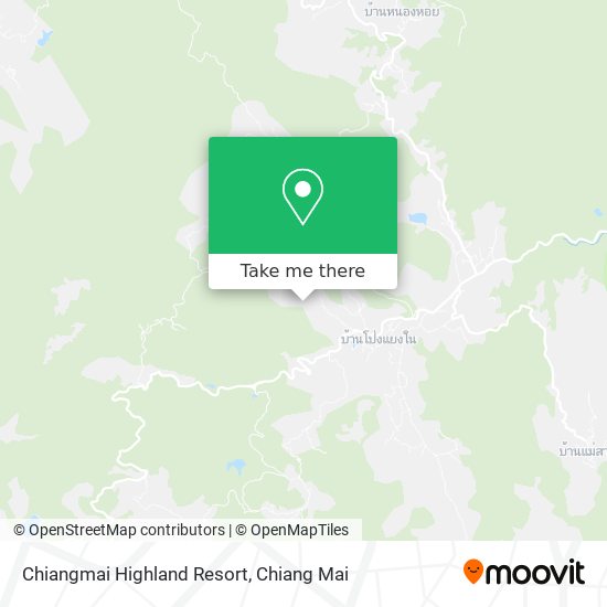 Chiangmai Highland Resort map
