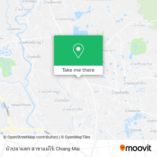 นัวปลาแดก สาขาแม่โจ้ map