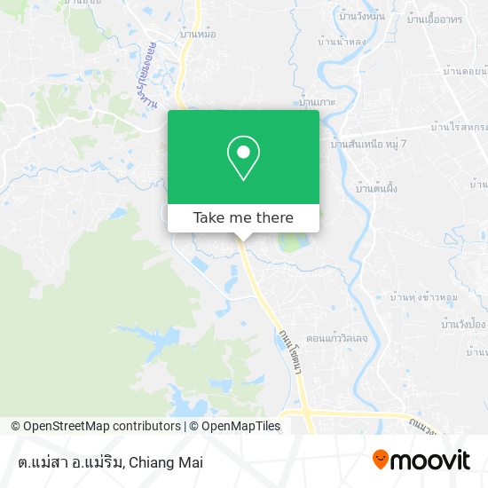 ต.แม่สา อ.แม่ริม map