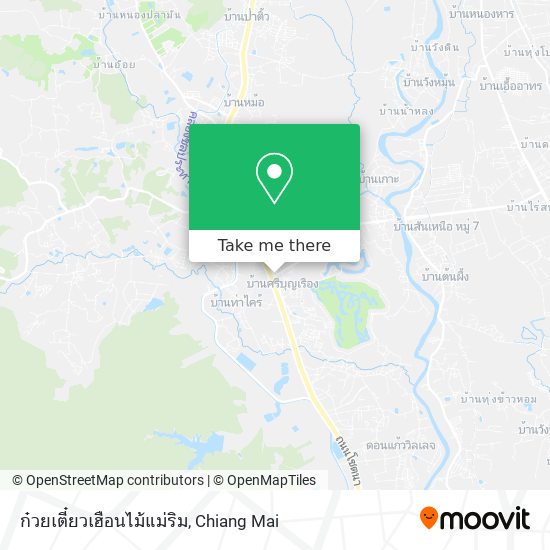 ก๋วยเตี๋ยวเฮือนไม้แม่ริม map