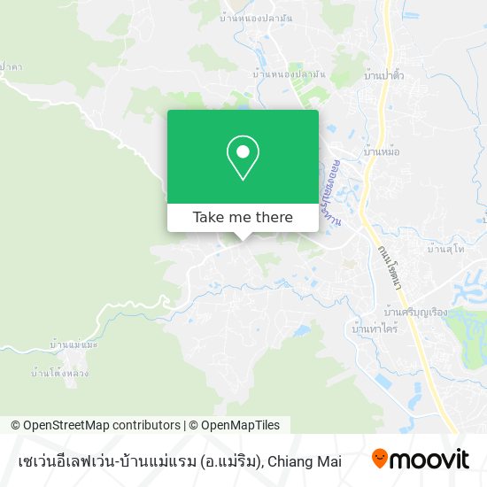 เซเว่นอีเลฟเว่น-บ้านแม่แรม (อ.แม่ริม) map