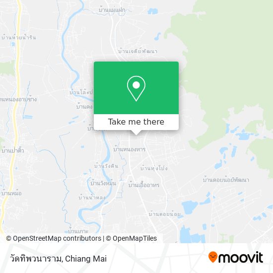 วัดทิพวนาราม map