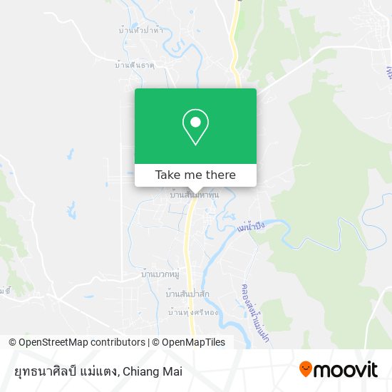 ยุทธนาศิลป์ แม่แตง map