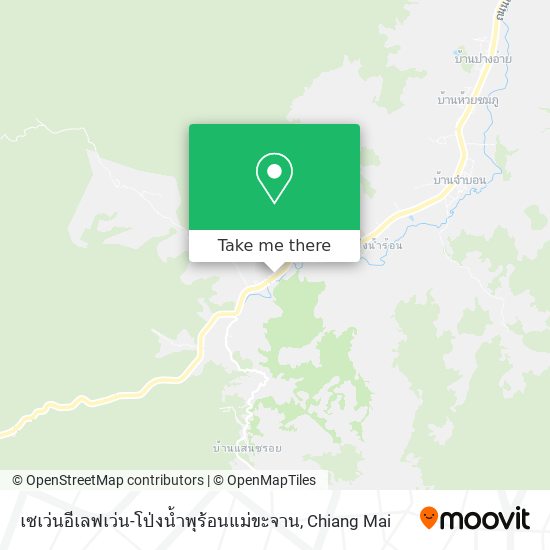 เซเว่นอีเลฟเว่น-โป่งน้ำพุร้อนแม่ขะจาน map