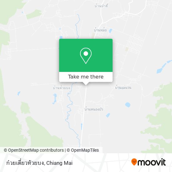 ก๋วยเตี๋ยวห้วยบง map