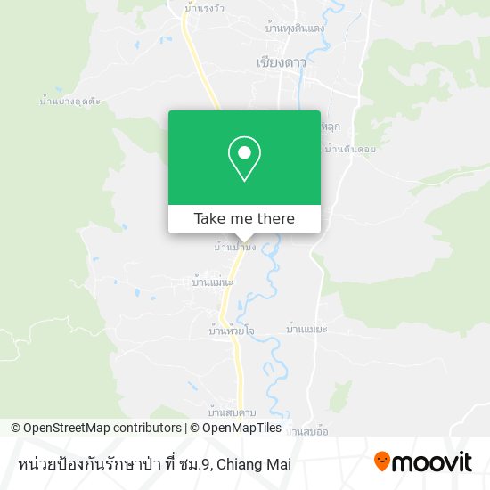 หน่วยป้องกันรักษาป่า ที่ ชม.9 map