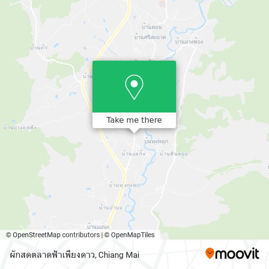 ผักสดตลาดฟ้าเพียงดาว map