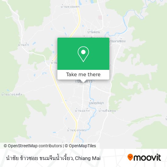 นำชัย ข้าวซอย ขนมจีนน้ำเงี้ยว map