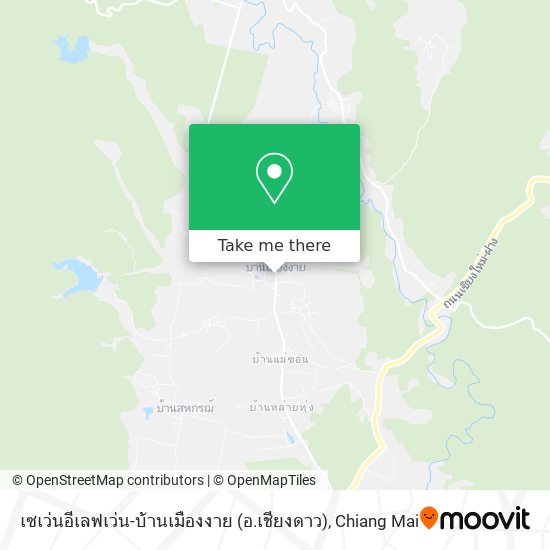 เซเว่นอีเลฟเว่น-บ้านเมืองงาย (อ.เชียงดาว) map