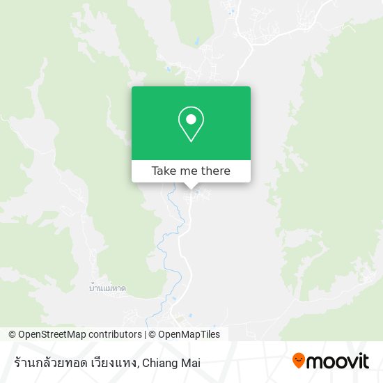 ร้านกล้วยทอด เวียงแหง map