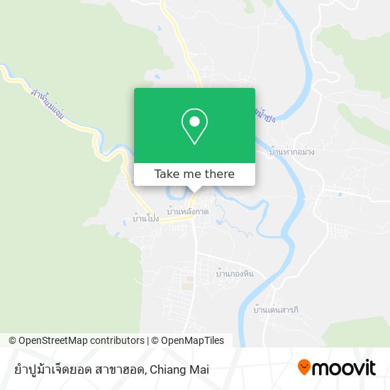 ยำปูม้าเจ็ดยอด สาขาฮอด map