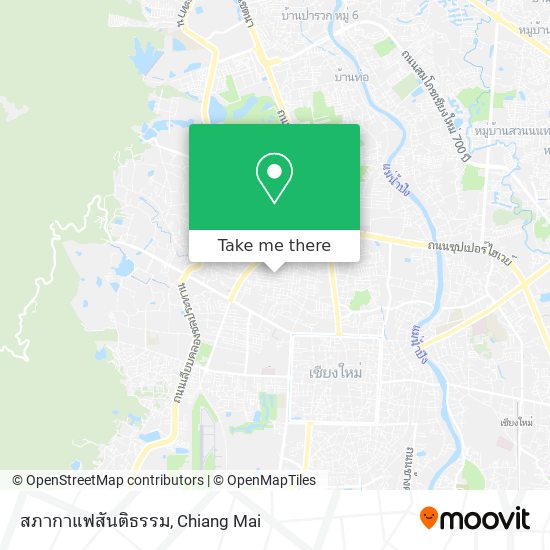 สภากาแฟสันติธรรม map