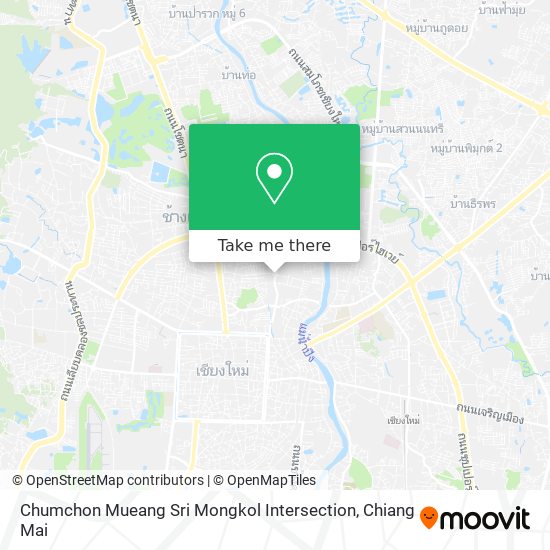 Chumchon Mueang Sri Mongkol Intersection map