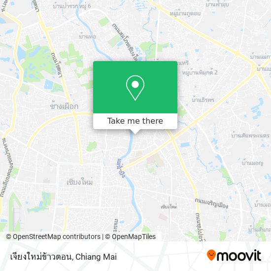 เจียงใหม่ข้าวตอน map