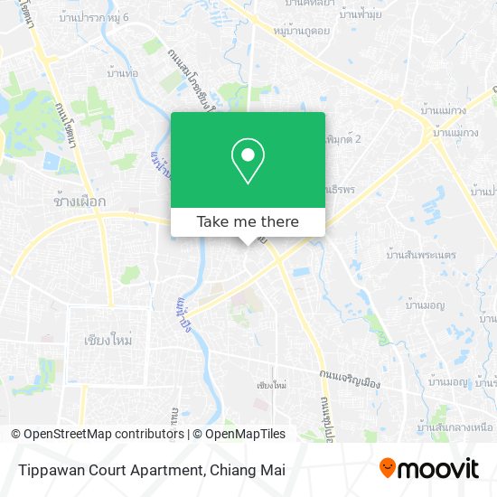Tippawan Court Apartment map