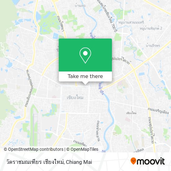 วัดราชมณเฑียร เชียงใหม่ map