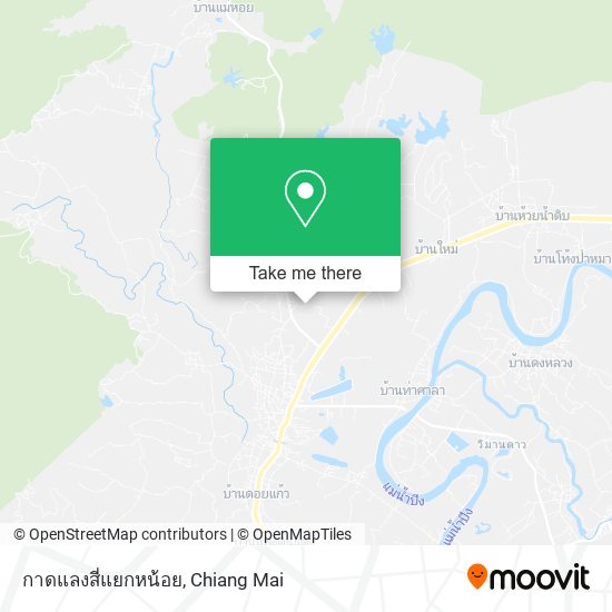 กาดแลงสี่แยกหน้อย map