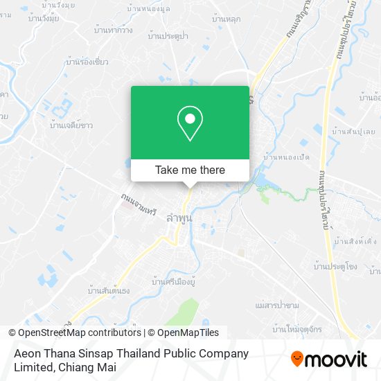 Aeon Thana Sinsap Thailand Public Company Limited map