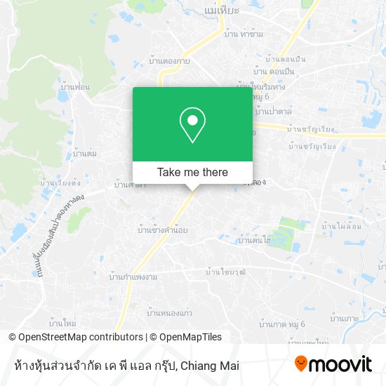 ห้างหุ้นส่วนจํากัด เค พี แอล กรุ๊ป map