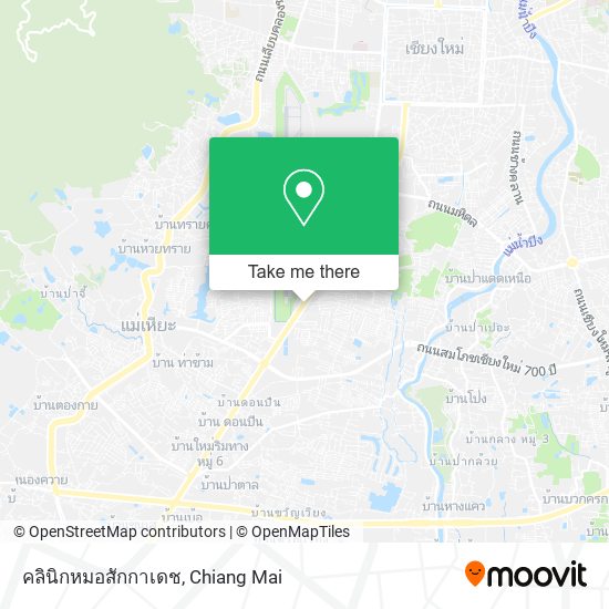 คลินิกหมอสักกาเดช map